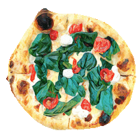 Hungry Pizza Time Sticker by Seated