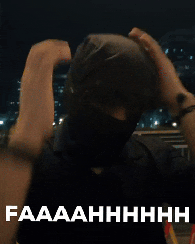 Shocked Biker GIF