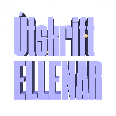 Ellen Erlingur Sticker by Vaka hagsmunafélag stúdenta