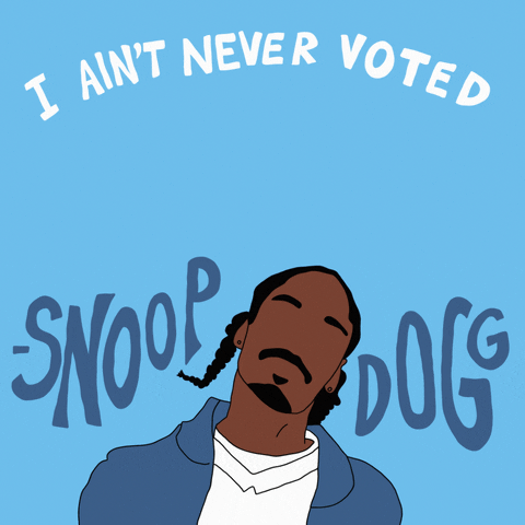 Voting Snoop Dogg GIF by INTO ACTION