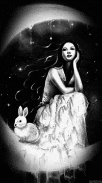 Moon Rabbit Gifs Get The Best Gif On Giphy