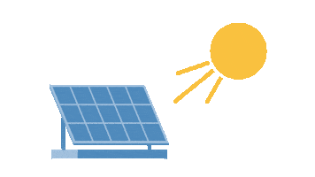 Sonne Pv Sticker by TEAG Gruppe