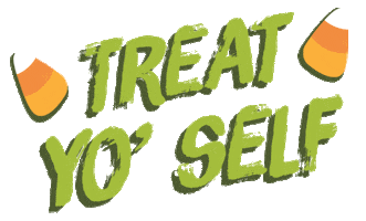 Halloween Treat Yourself Sticker by homesalivepets