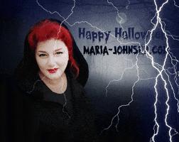 Lightning Strike Happy Halloween GIF by Maria Johnsen