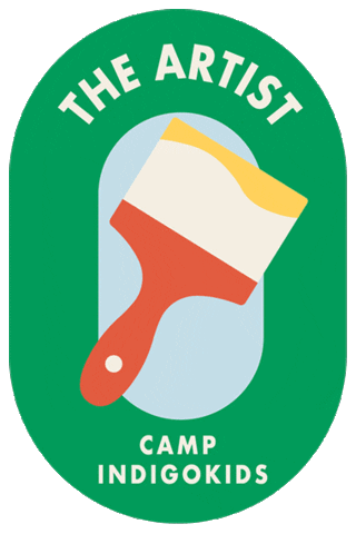 Camp Badge Sticker by IndigoKids