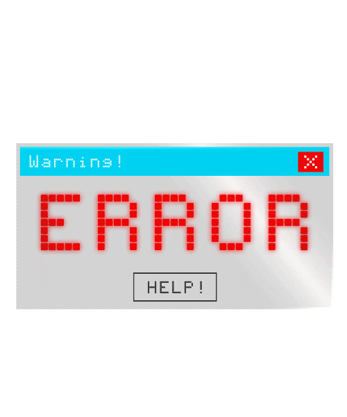 Error Sticker