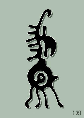 Black And White Art GIF