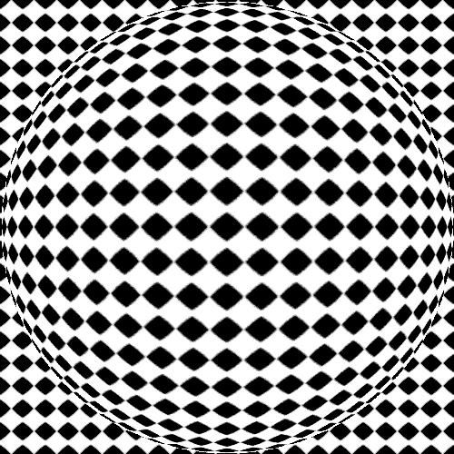 black and white circle GIF