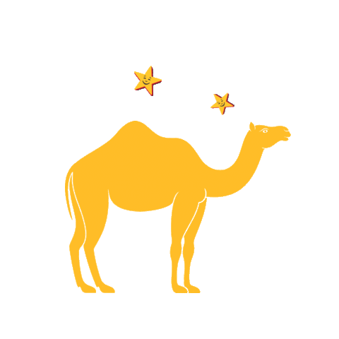 Camel Oman Sticker by Hardees UAE
