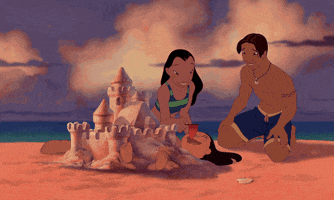 lilo and stitch beach GIF by Disney