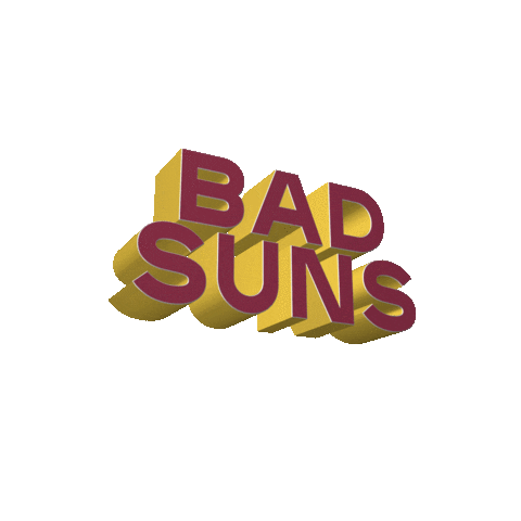 Bad Suns Art Sticker by Epitaph Records