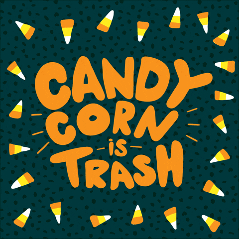 Youre Wrong Candy Corn GIF by megan lockhart