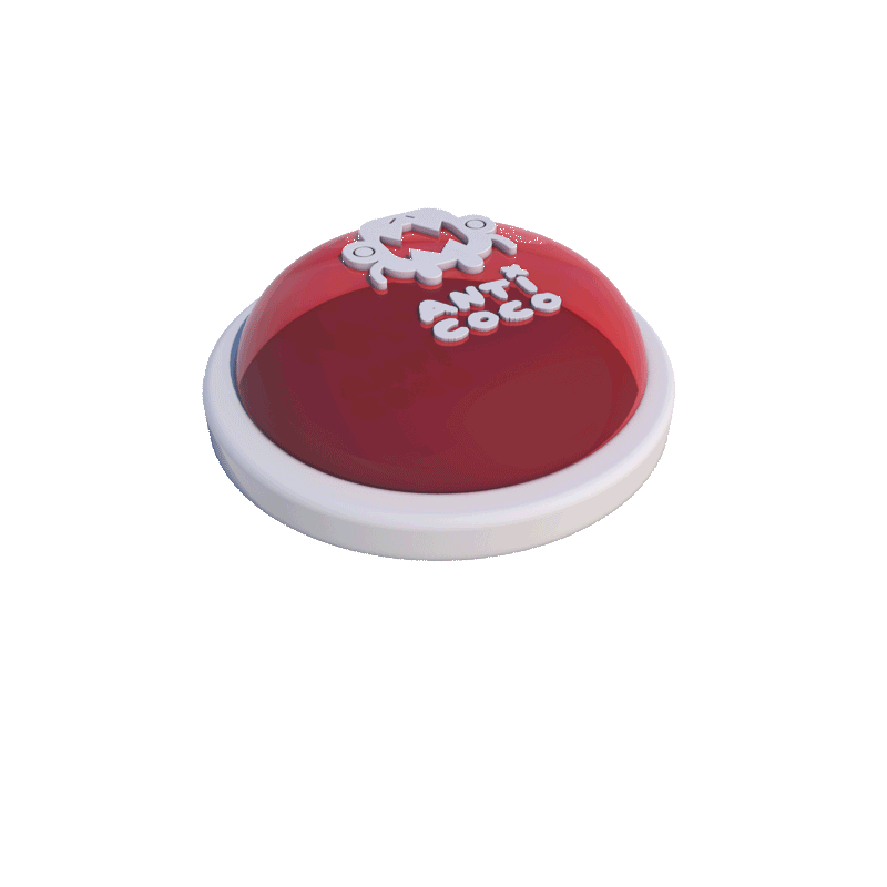 Red Button Sticker