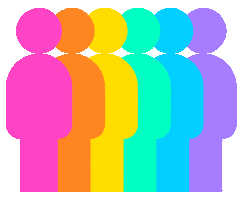 Gay Pride Rainbow Sticker by Matt Crump