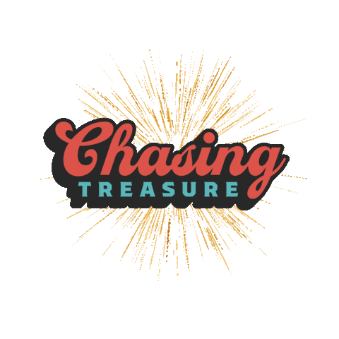 Chasing Treasure Sticker by Wedding Rescue