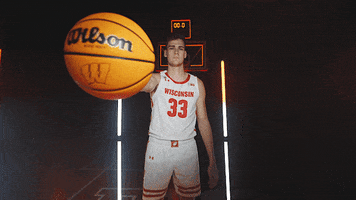 College Basketball Chris GIF by Wisconsin Badgers