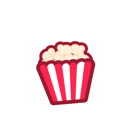 Film Popcorn Sticker by Talking Tom Kids
