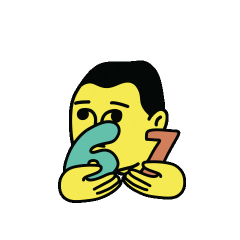 6 7 Whatever Sticker