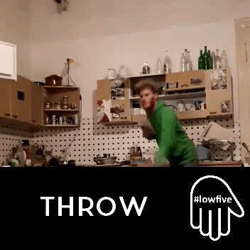 andikram throwup lowfive GIF
