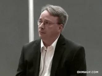 linus torvalds middle finger GIF