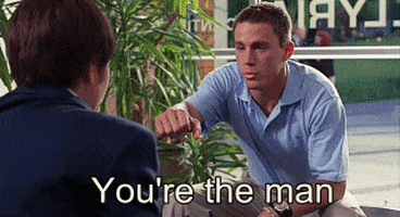 Channing Tatum Fist Bump GIF