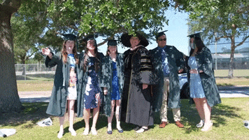 Wave Graduation GIF by Stetson University