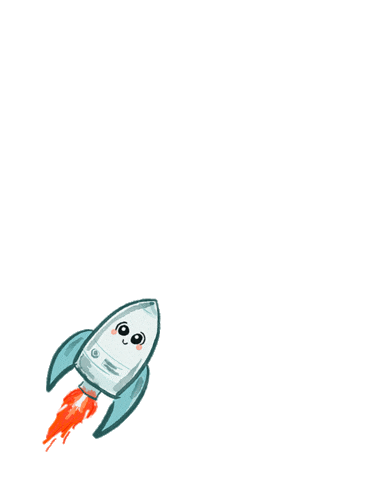 Rocket Sticker by Iris 2.0