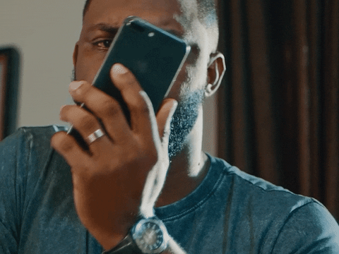 Phone Reaction GIF by King of Boys - Find & Share on GIPHY