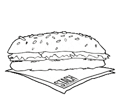 Amsterdam Sandwich Sticker by STACH