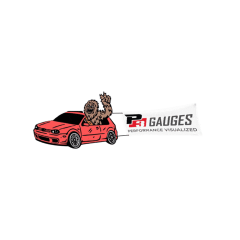 P3 Cars Sticker by P3 Gauges