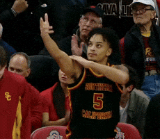 Basketball Hoops GIF by USC Trojans