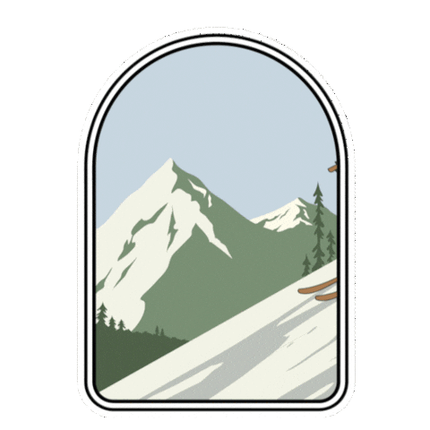 France Winter Sticker by Saddle Cafe