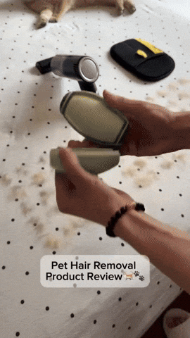 Pet Hair Remover Gloove GIF