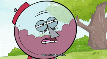 Regular Show Waiting GIF