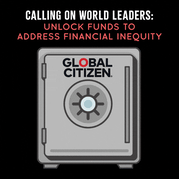 Calling on world leaders to unlock funds to address financial inequity
