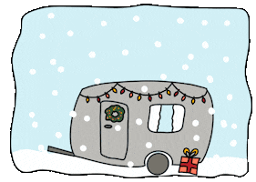 Christmas Camping GIF by Reiseausschnitte