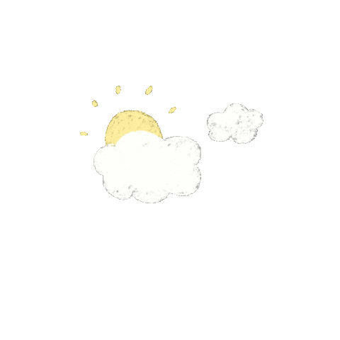 Sun Rain Sticker
