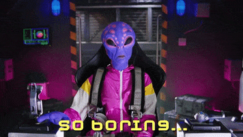Tired Aliens GIF by GIPHY Studios Originals