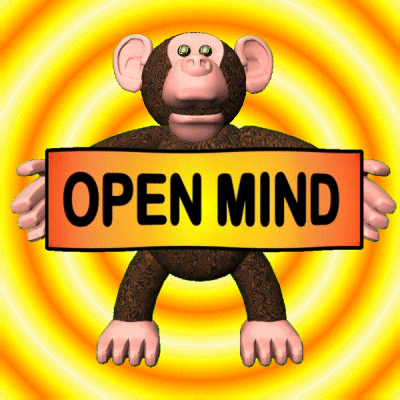 Open Mind Monkey GIF