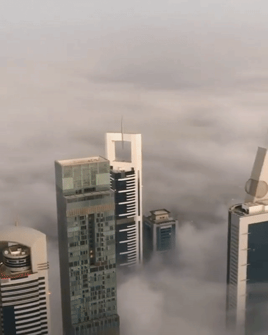 clouds dubai GIF