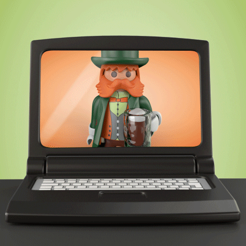 St Patricks Day Party GIF by PLAYMOBIL
