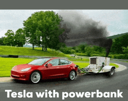 Tesla Powerbank GIF