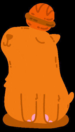 Burger Capybara GIF by Jamie Tam