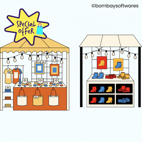 Shopping Shop GIF by Bombay Softwares