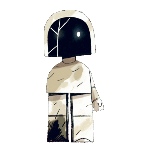 Sad Robot Sticker by Flying Eye Books