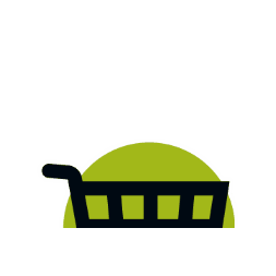 Carrinho da Economia Sticker