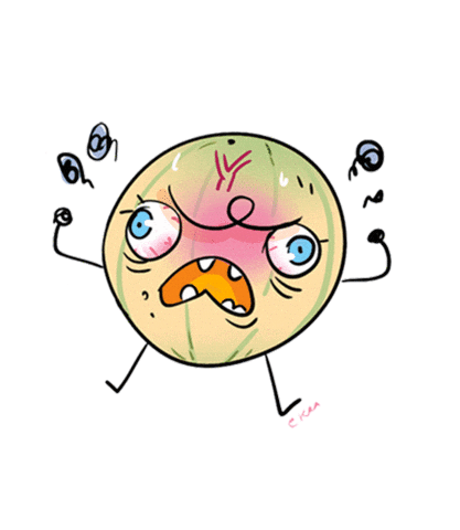 Angry Ekra Sticker