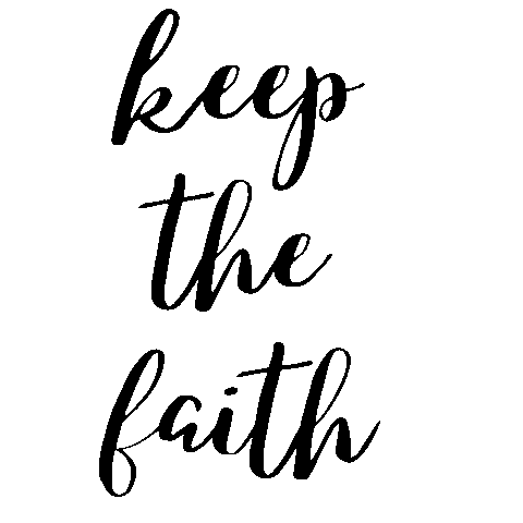 Keep The Faith Sticker by Erin Schultze Photography