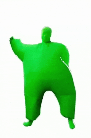 Green Man Party GIF