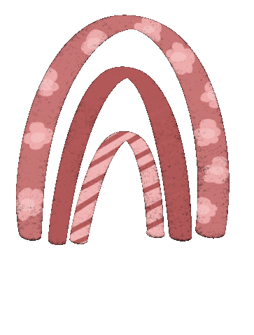 Pink Rainbow Sticker